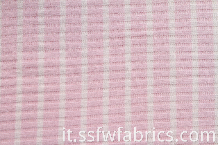 Rib Fabric Custom Pink Soft